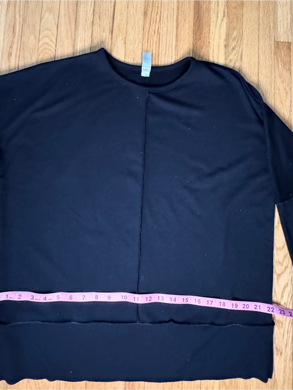 SPANX Black Crewneck Dolman Sleeve Sweatshirt